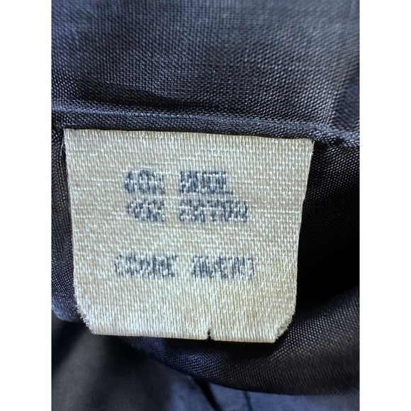 VTG Isaac Mizrahi New York Black Wool Blend Car Coat Swing Jacket Sz 8 S/M - Picture 5 of 7